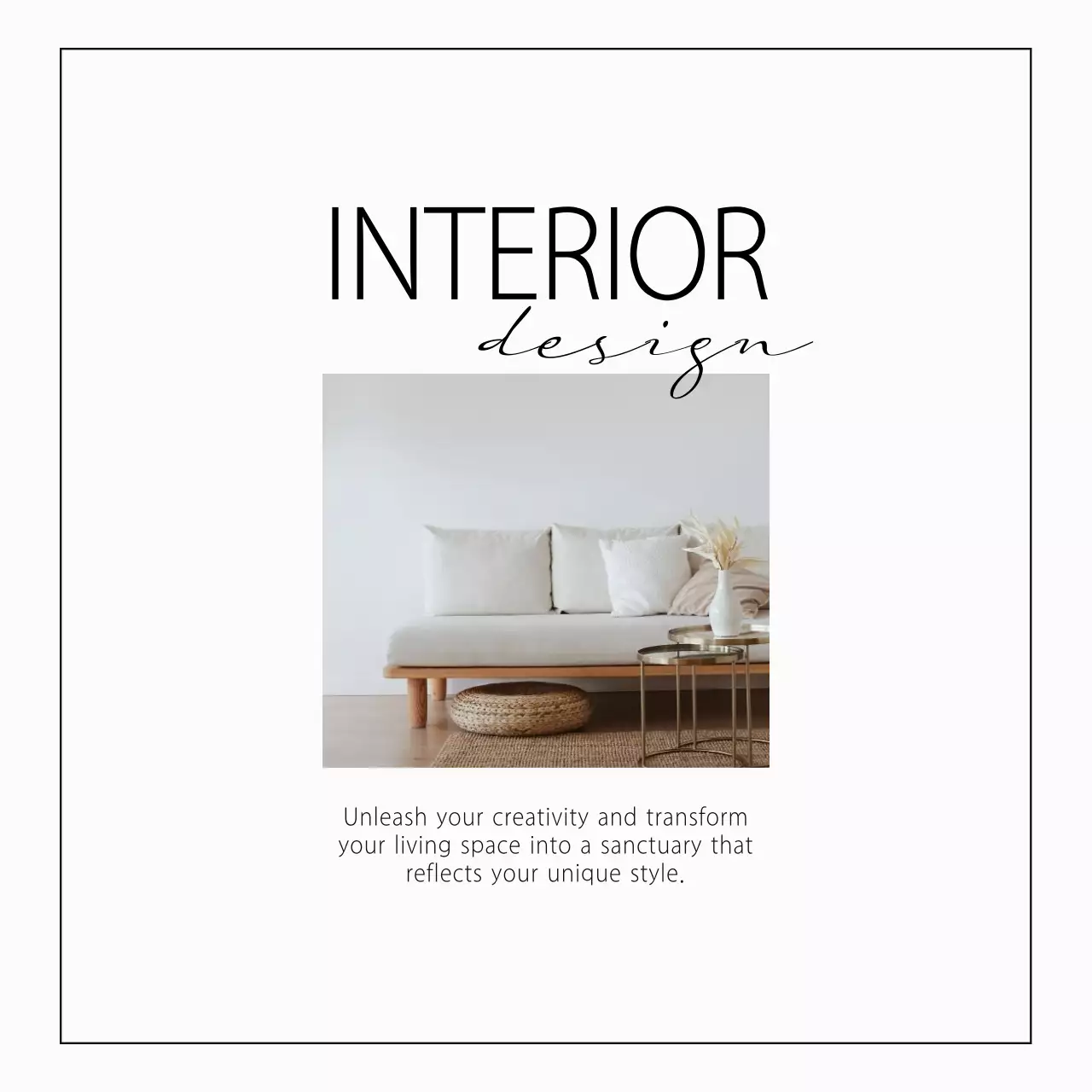 White Minimalist Home Guide Social Media Post