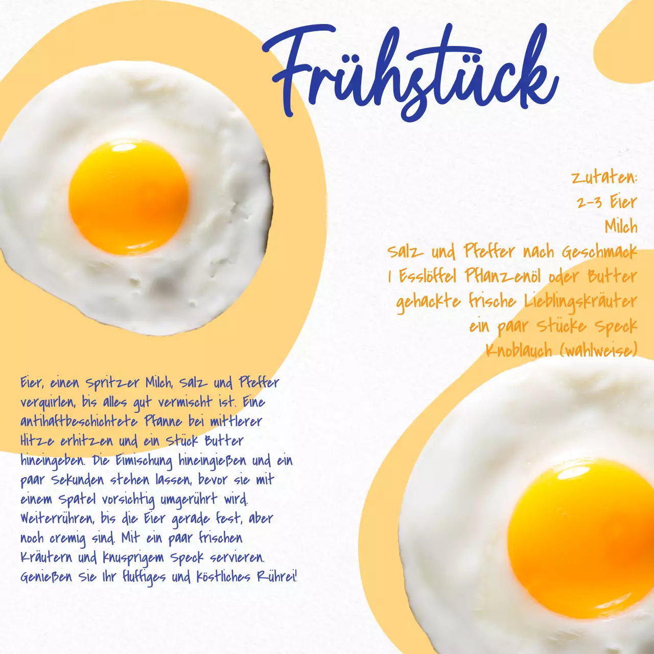 Gelb und weiß bunt kochen Blog Post Rezepte