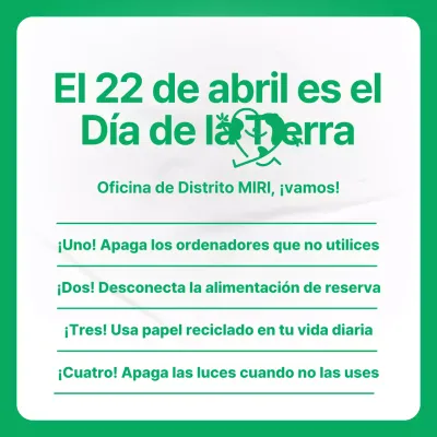 Promueva una campaña ecológica y simpática para el Día de la Tierra