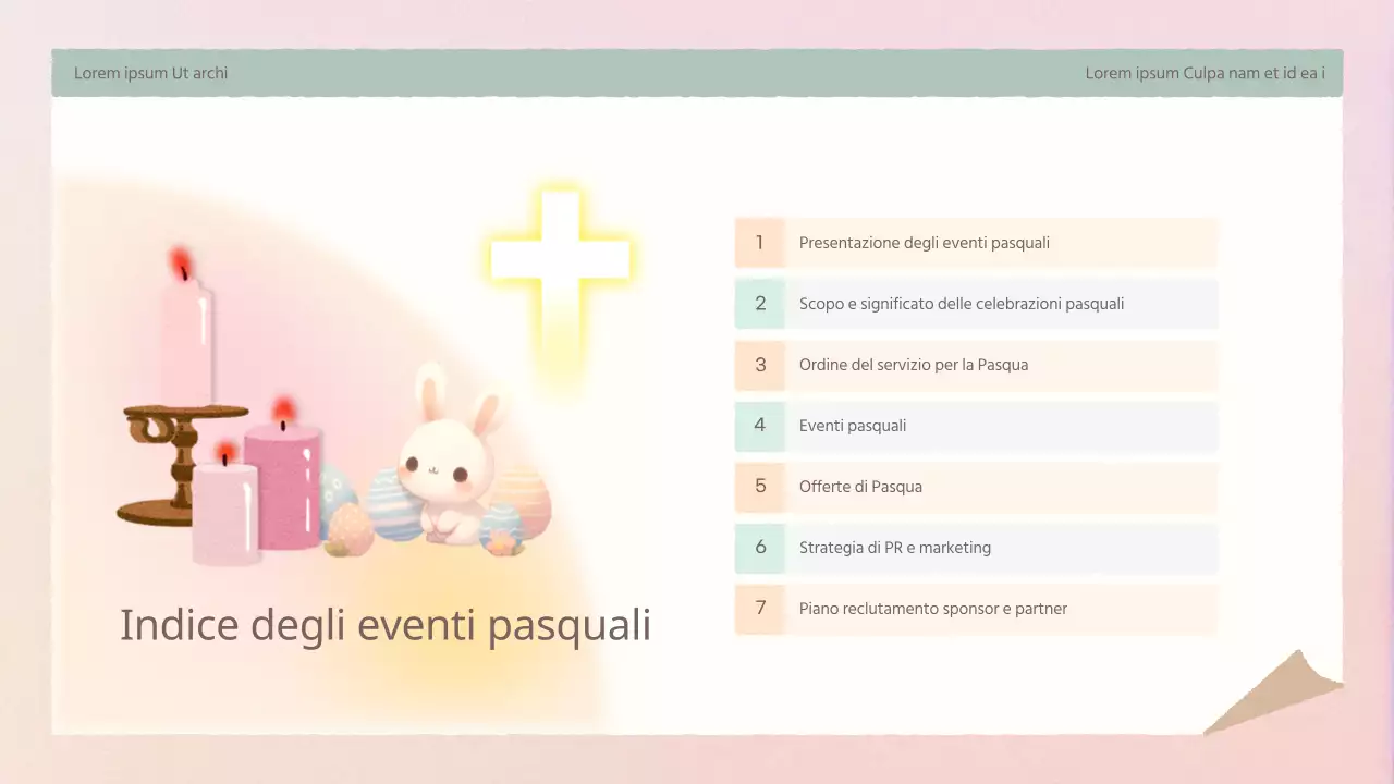 Un semplice planner per festeggiare la Pasqua in rosa e giallo