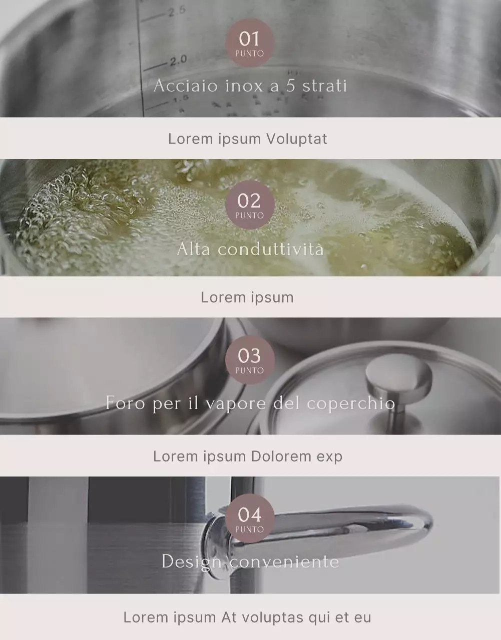 Un'introduzione ai vasi moderni in rosa e beige