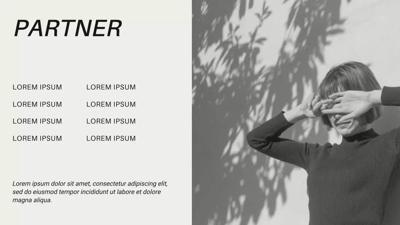 Un'introduzione alla guida dei marchi della moda moderna in bianco e nero