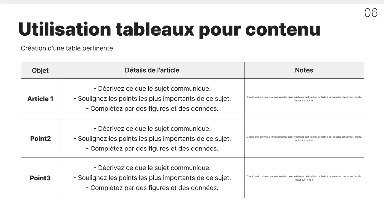 Rapport de planification stratégique simple et imprimable en blanc et gris
