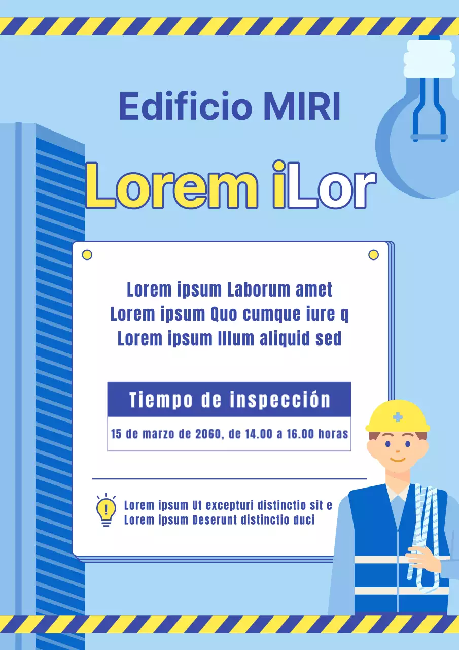 Una sencilla guía azul y amarilla de comprobaciones de seguridad eléctrica