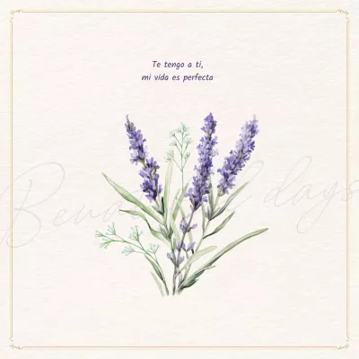 Publica un sentimiento morado en un bonito color morado