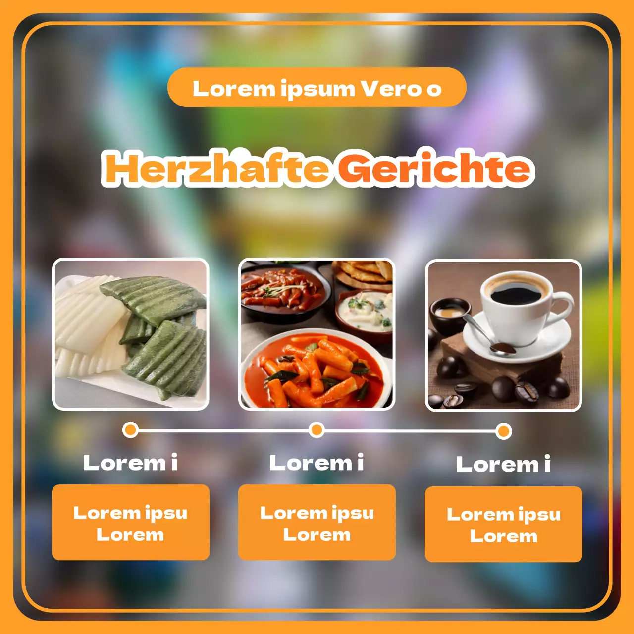 Förderung des einfachen Orange und Gelb der traditionellen Märkte