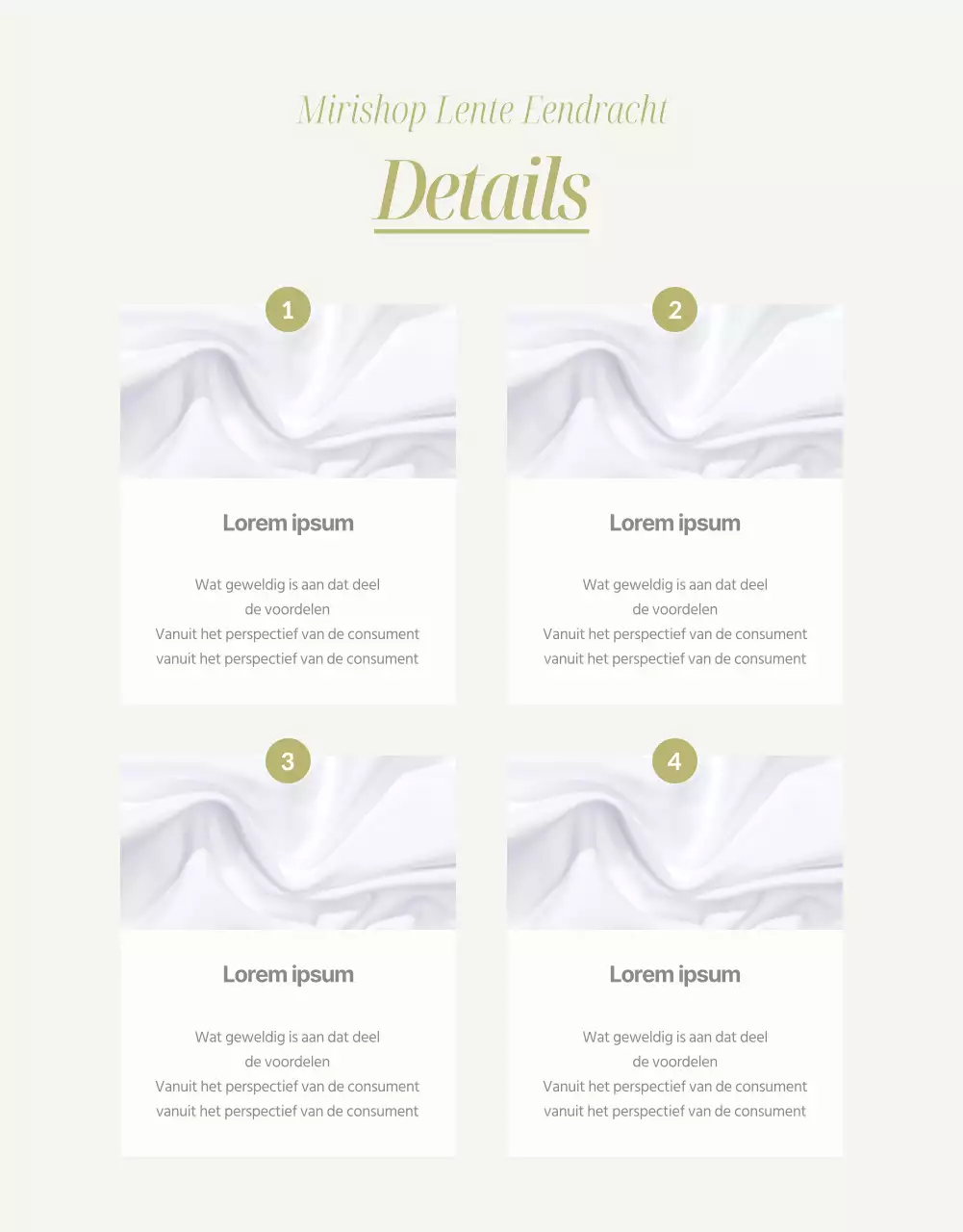 Een mooie voorjaarsjurk in geel en beige Details