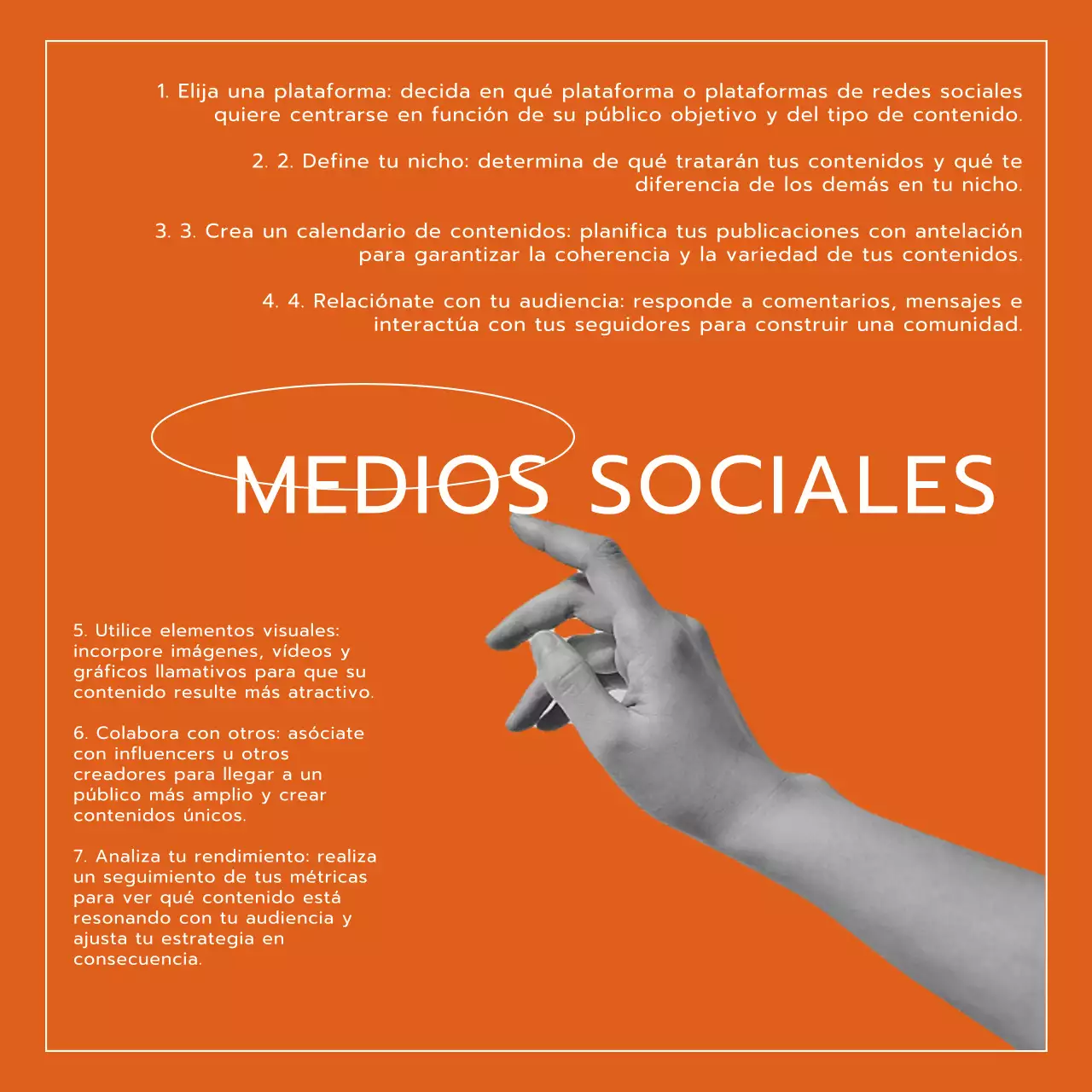 Tendencia en naranja y blanco Estilo de vida moderno y promoción del blog Trevel