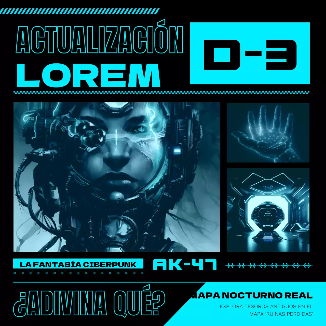 El juego Cyberpunk se actualiza en neón y negroPromoción de SNS