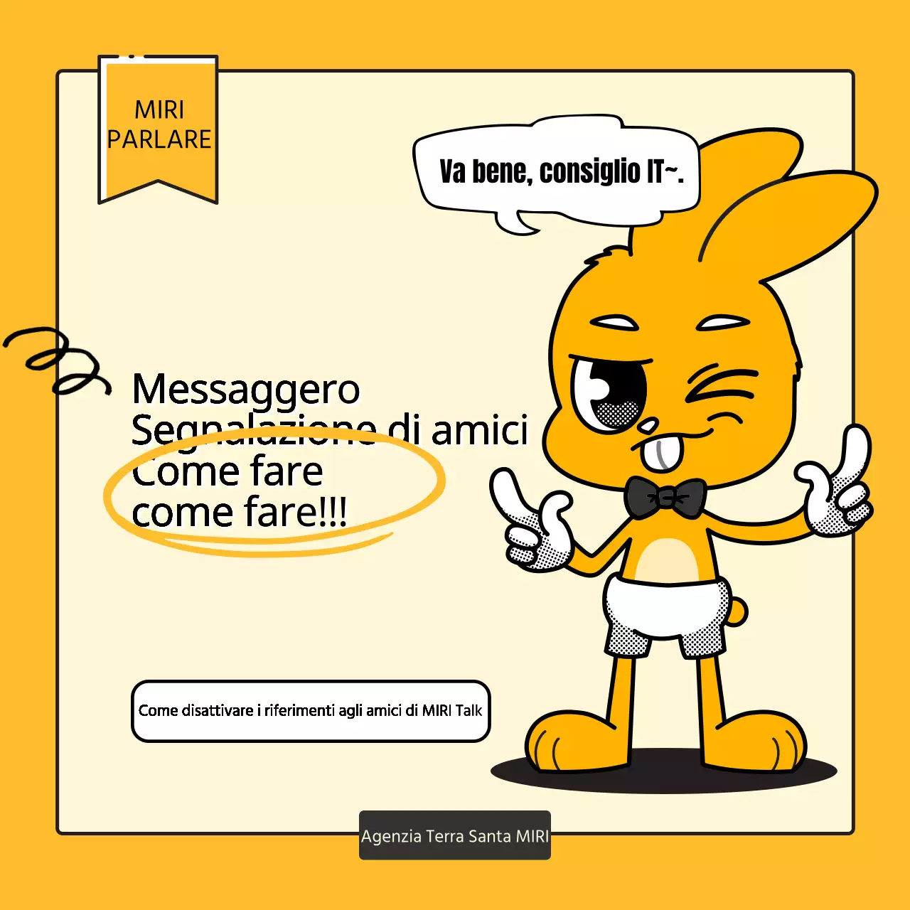 Promuovere una concessionaria di telefonia mobile kitsch in giallo e nero