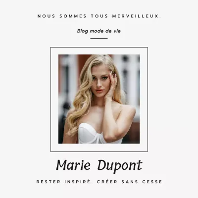 Beige and Black Modern Lifestyle Blog Promotion