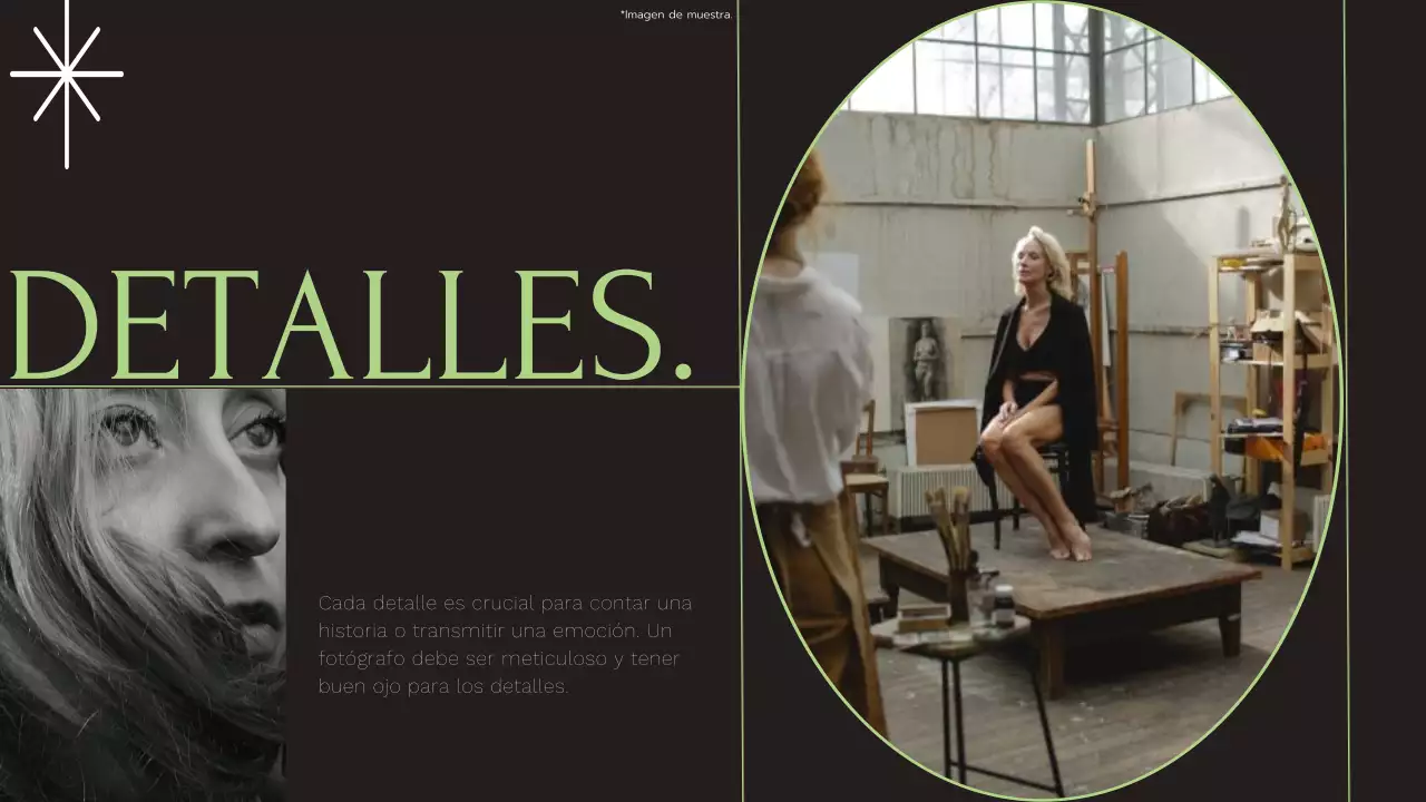 Negro Lima y Blanco Moderno Elegante Tendencia Geométrica Fotógrafo Servicios Presentación de la empresa