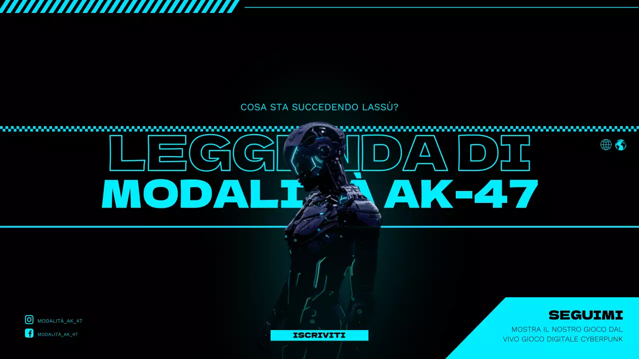 Una raccolta di contenuti del canale di gioco cyberpunk in nero e neon