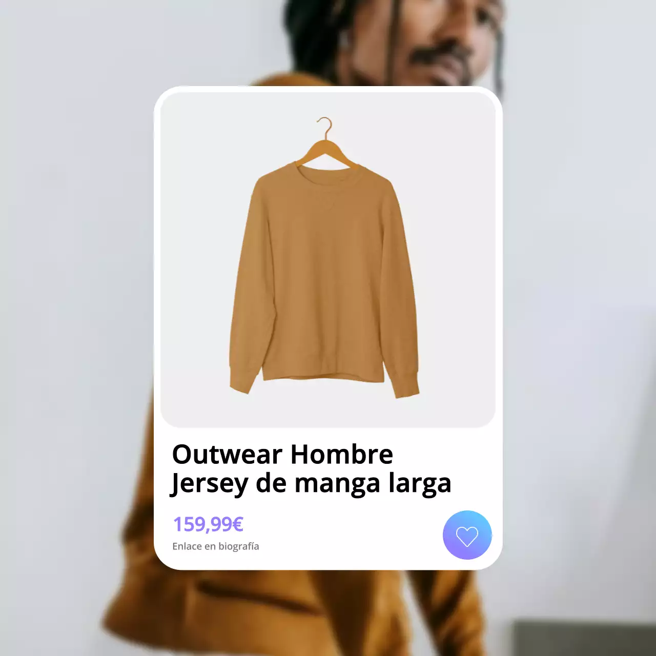 Púrpura Azul Campaña de promoción de productos modernos