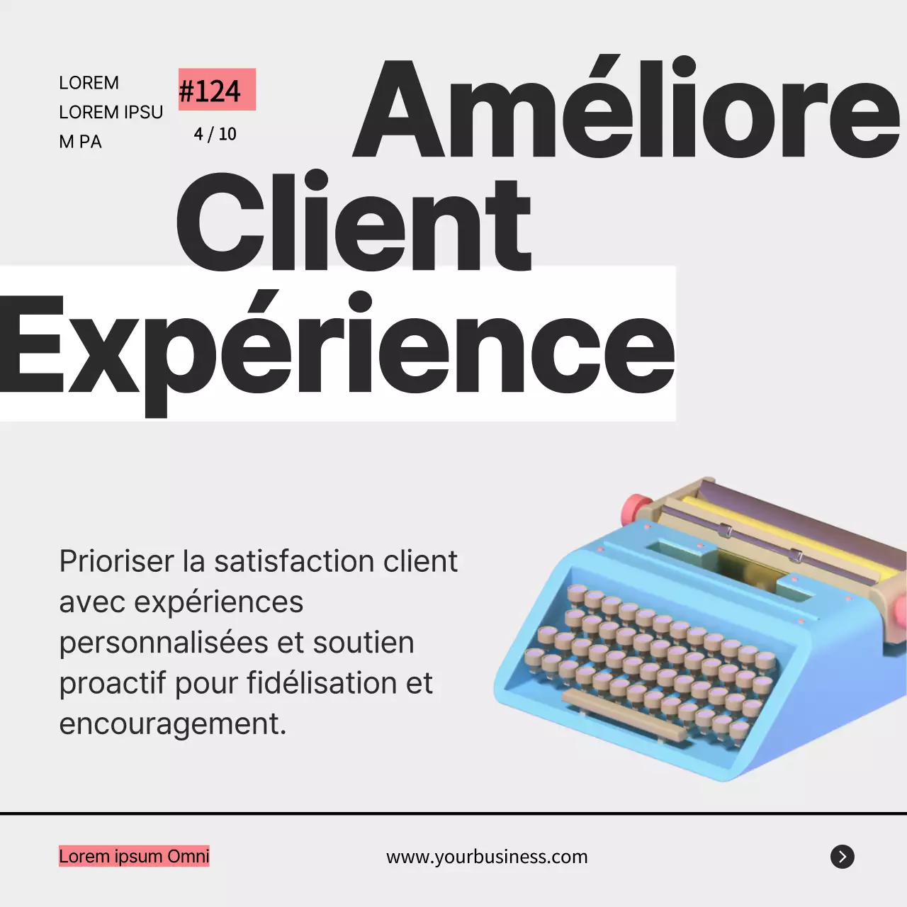 Grey Retro Bold Business Strategy Tips Instagram Carousel Post