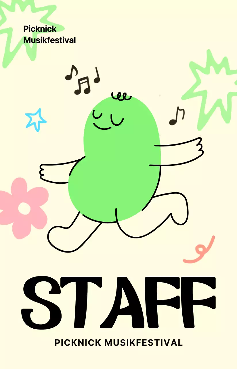 Buntes Festival Festival Illustration Konzept Mitarbeiter