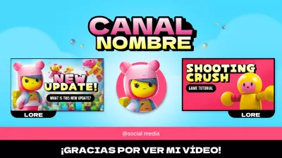 Bonita carátula rosa y amarilla