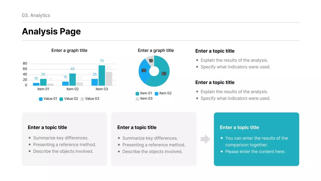 Teal Simple Business Report Presentation