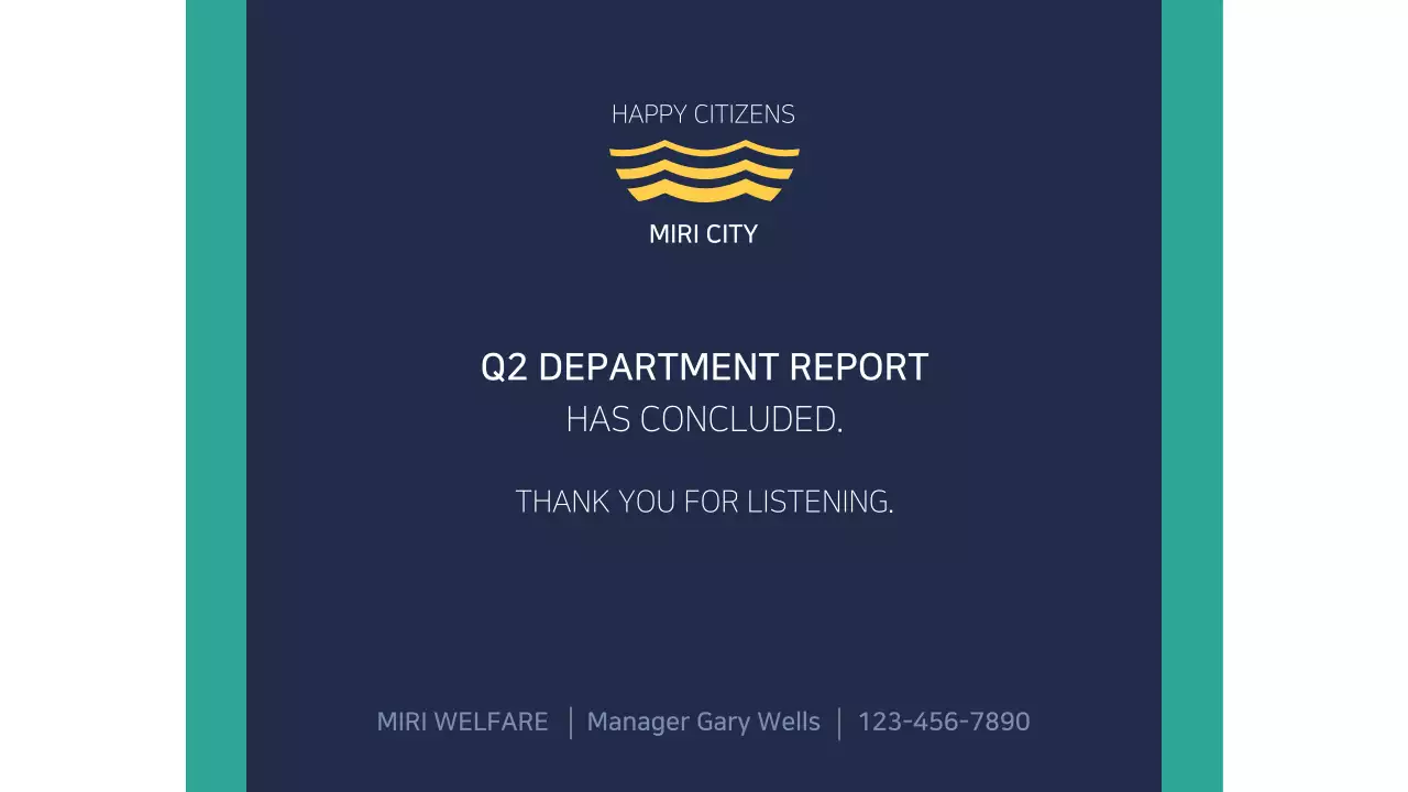 Simple public sector reports in blue and mint