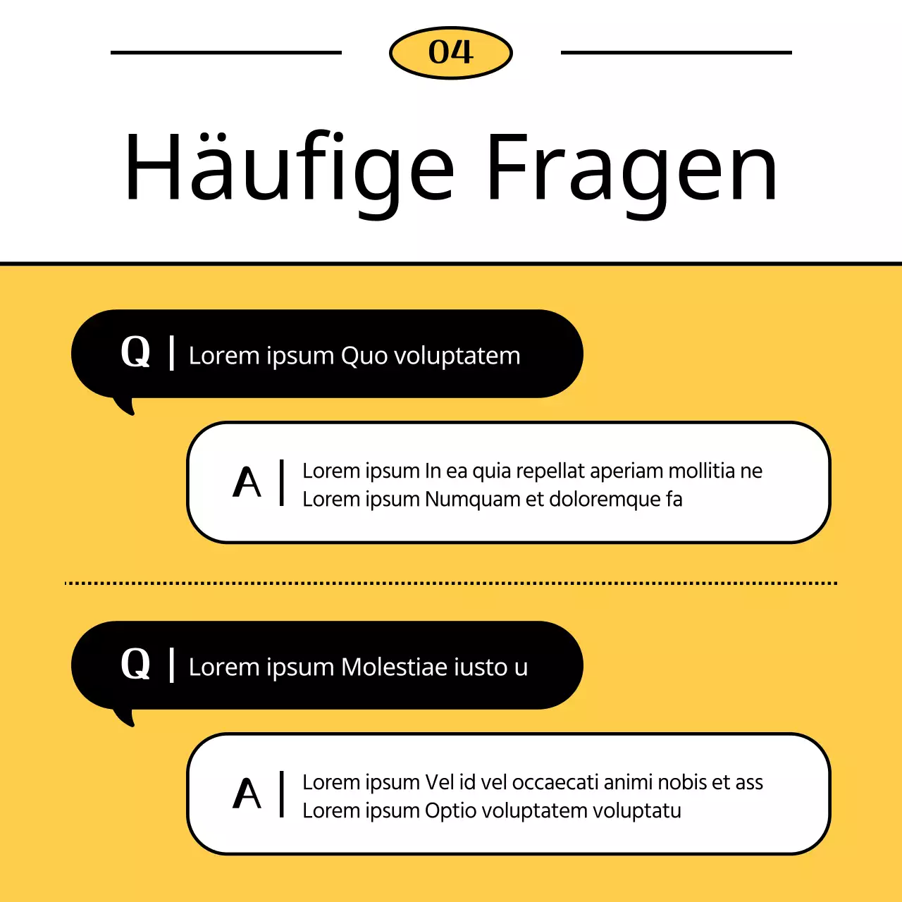 Ein einfacher gelb-blauer Leitfaden für den Helpdesk