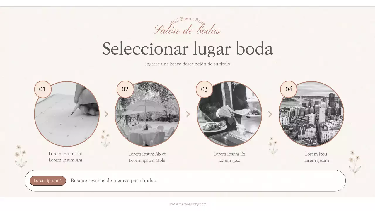 Guía del organizador de bodas minimalista en amarillo, negro y blanco