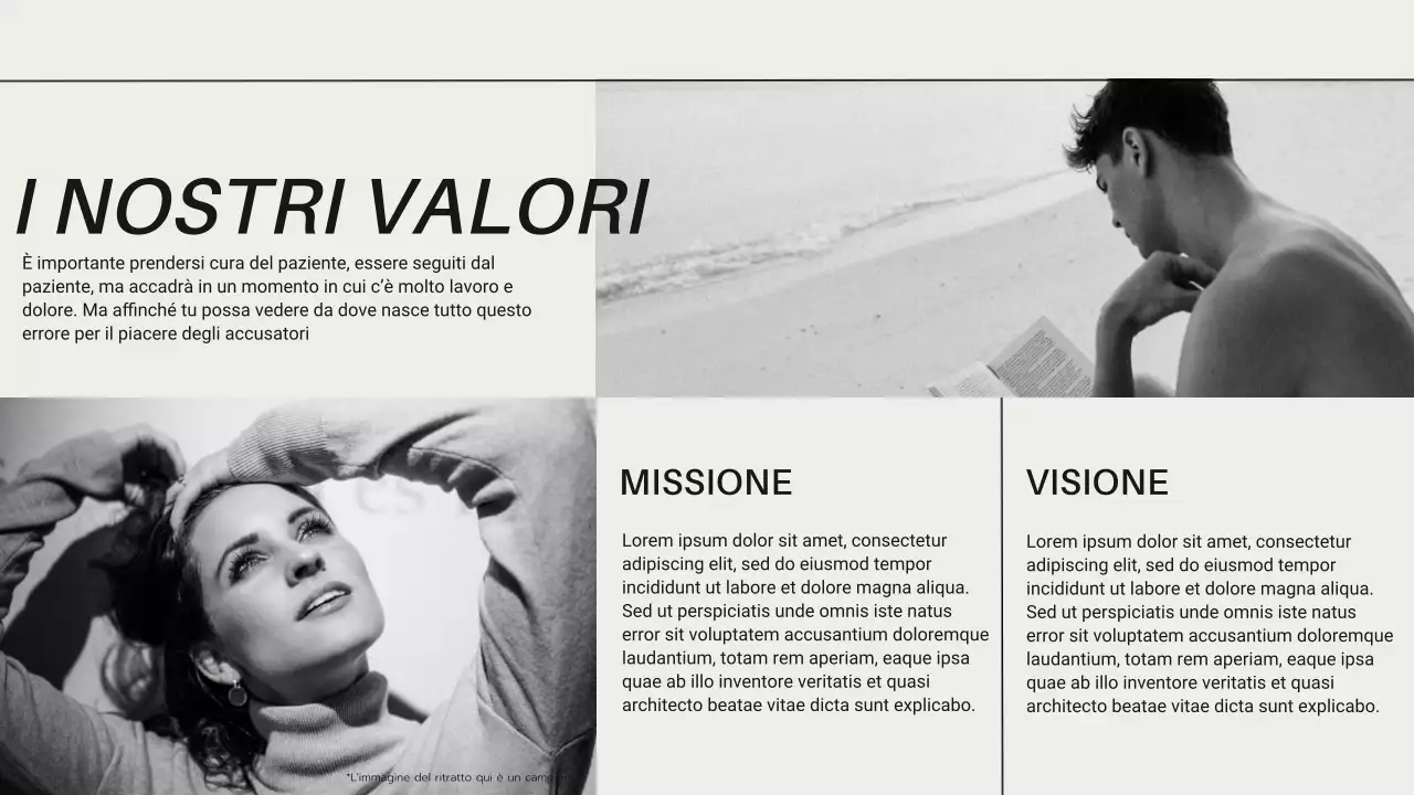 Un'introduzione alla guida dei marchi della moda moderna in bianco e nero