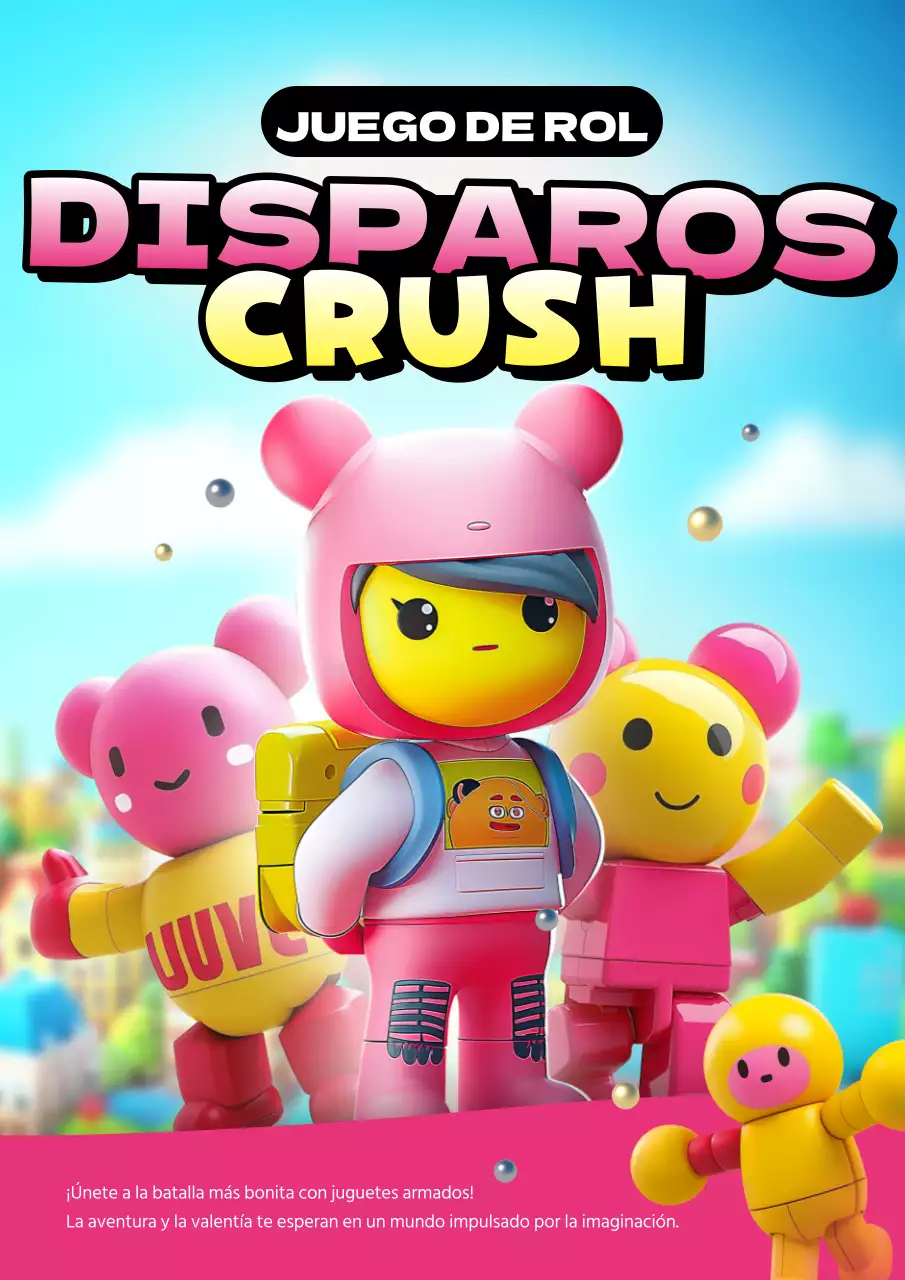 Promueve un bonito juego en rosa y amarillo