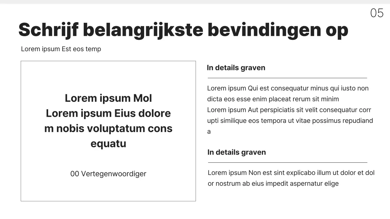 Eenvoudig afdrukbaar strategisch planningsrapport in wit en grijs