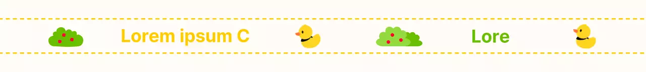 Desenhe uma bracelete para crianças com ícones bonitos de patos e relva