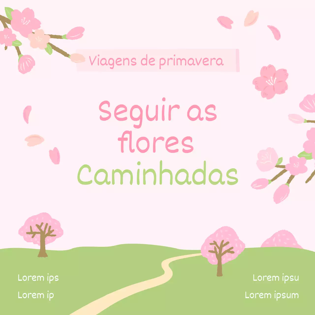 Promover a sua digressão rosa