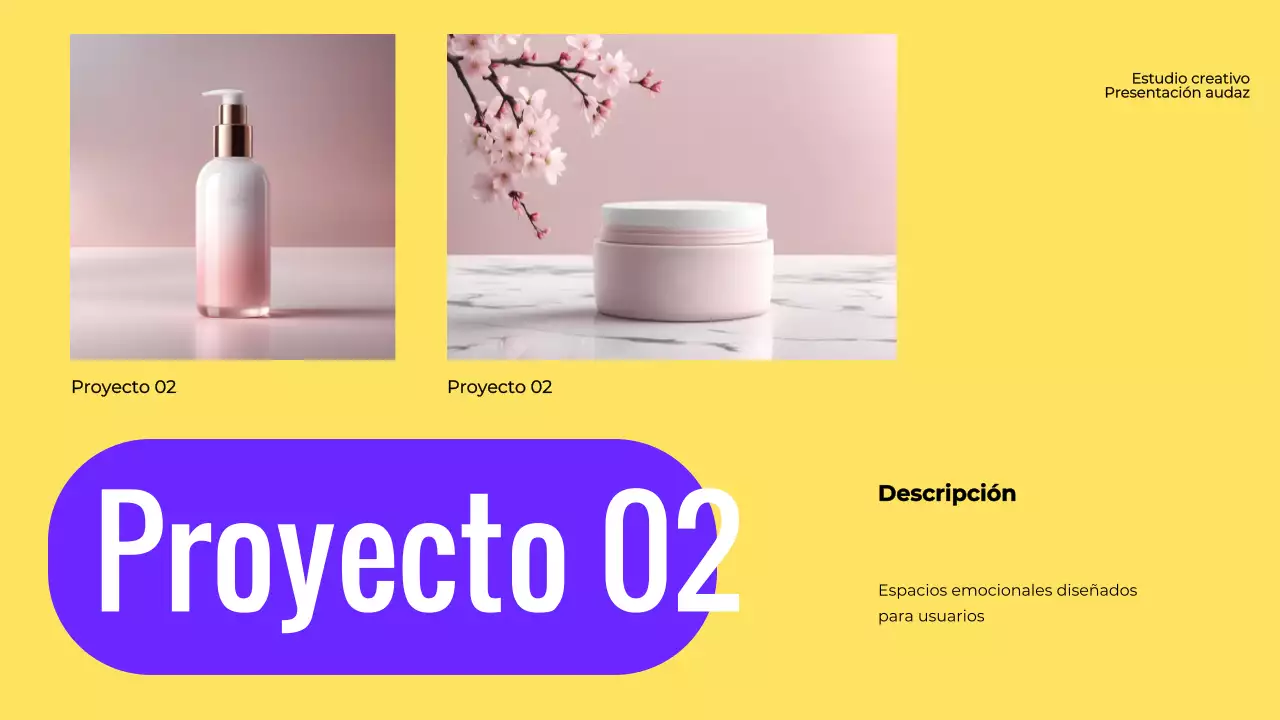 Una cartera de diseño atrevido en morado y amarillo