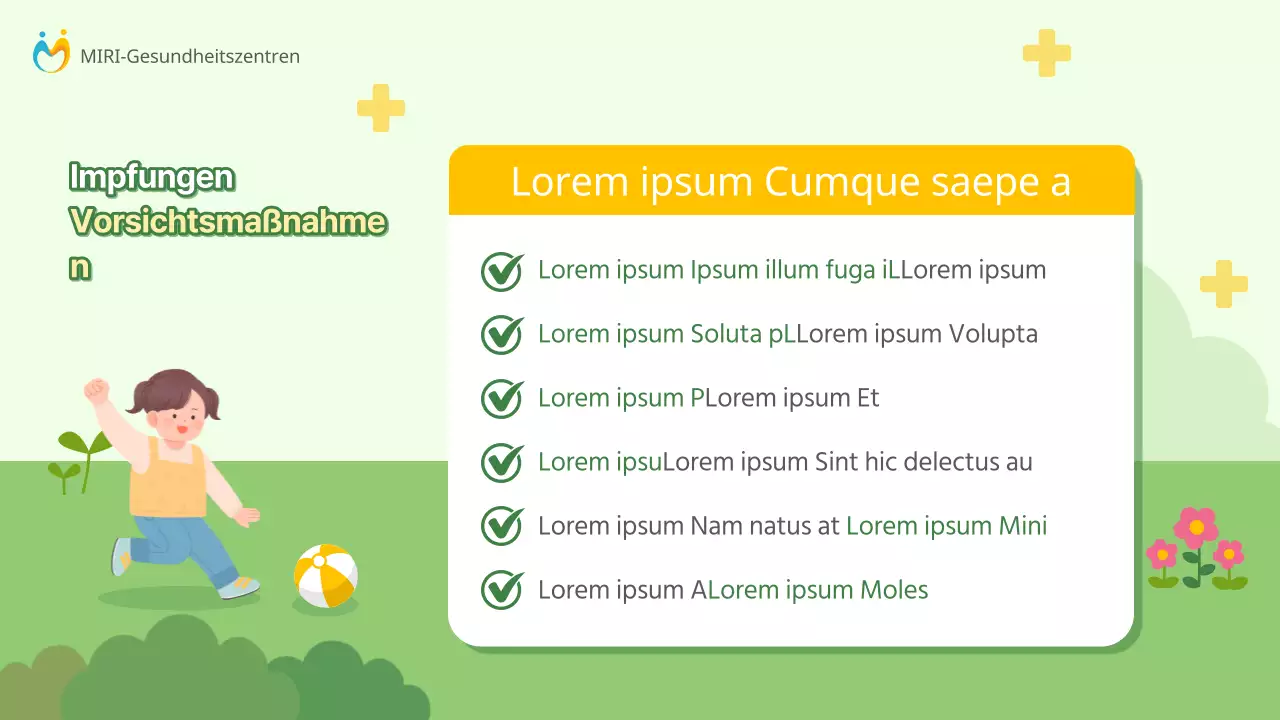 Ein Leitfaden für die Impfung von Kindern gegen Masern und Gelbfieber