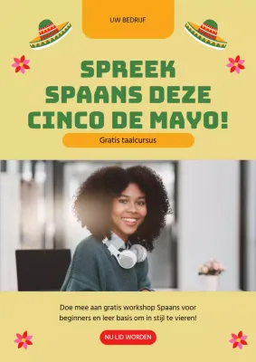 Ivoor en rood gewaagde Cinco de Mayo promotie
