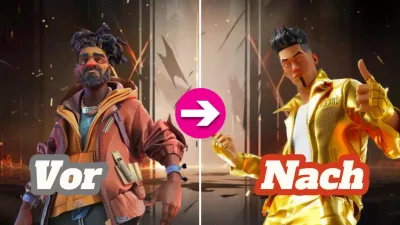 Braun und Gold Classic Vorher und Nachher Video Thumbnail Cover