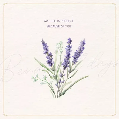 Post a cute purple sentiment