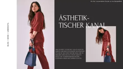 Braun und Beige Trend Fashion Stylist Blog Promotion