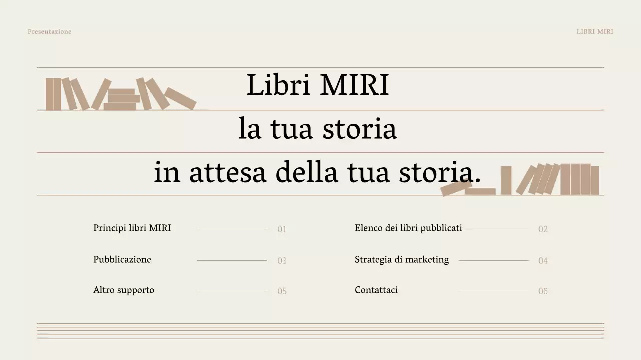 Una semplice proposta di libri in marrone e beige