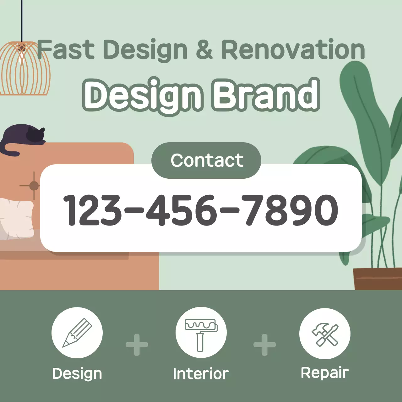 Mint Minimal Interior Advertisement Instagram Carousel