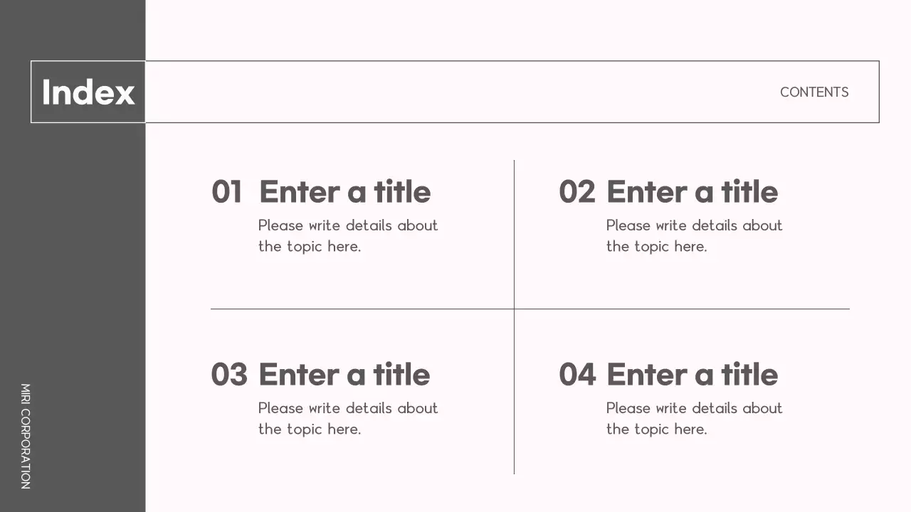 Grey Modern Market Report Document Presentation