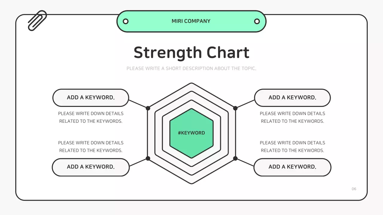 민트 심플 비즈니스 보고서 프레젠테이션