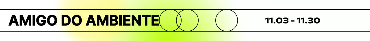 Exposição simples e colorida com um fundo gradiente e formas circulares