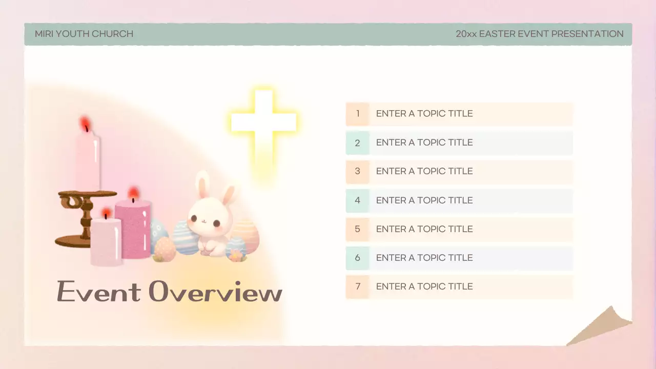 Beige Traditional Easter Event Presentation