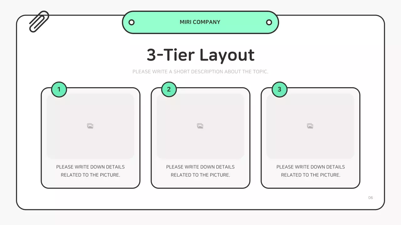 민트 심플 비즈니스 보고서 프레젠테이션