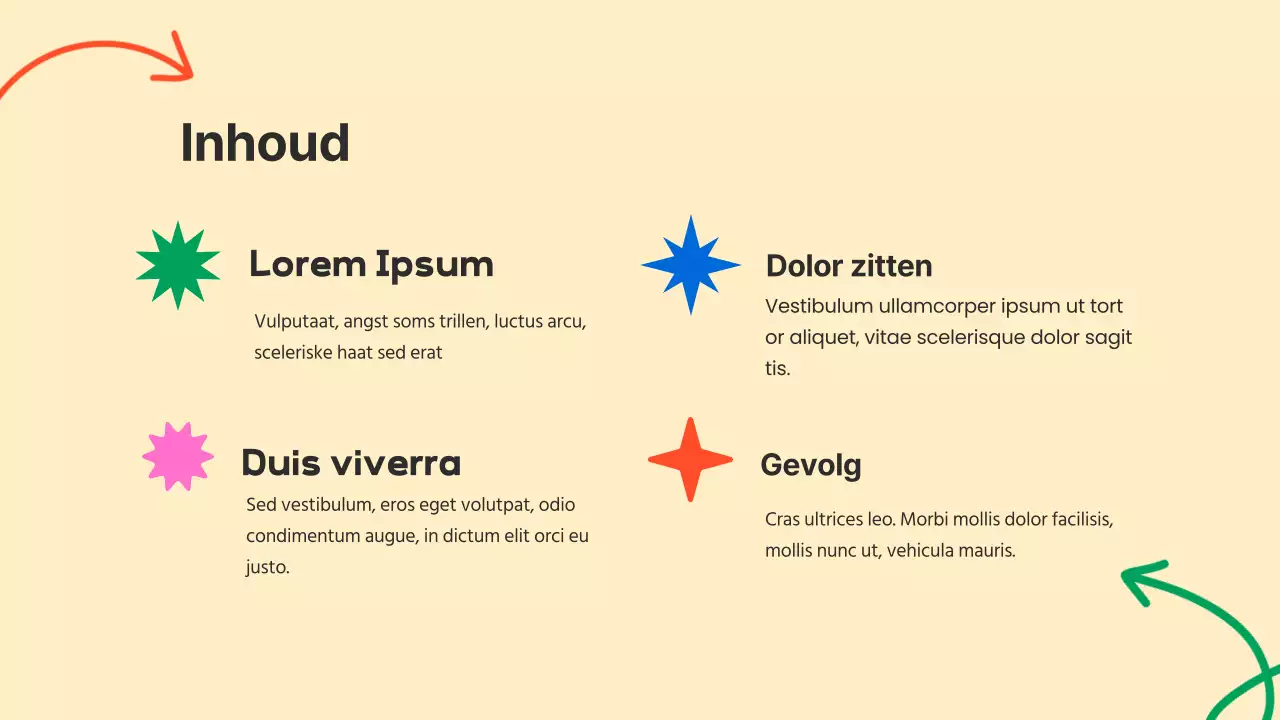 Verslag Beige Eenvoudige Basisvormen