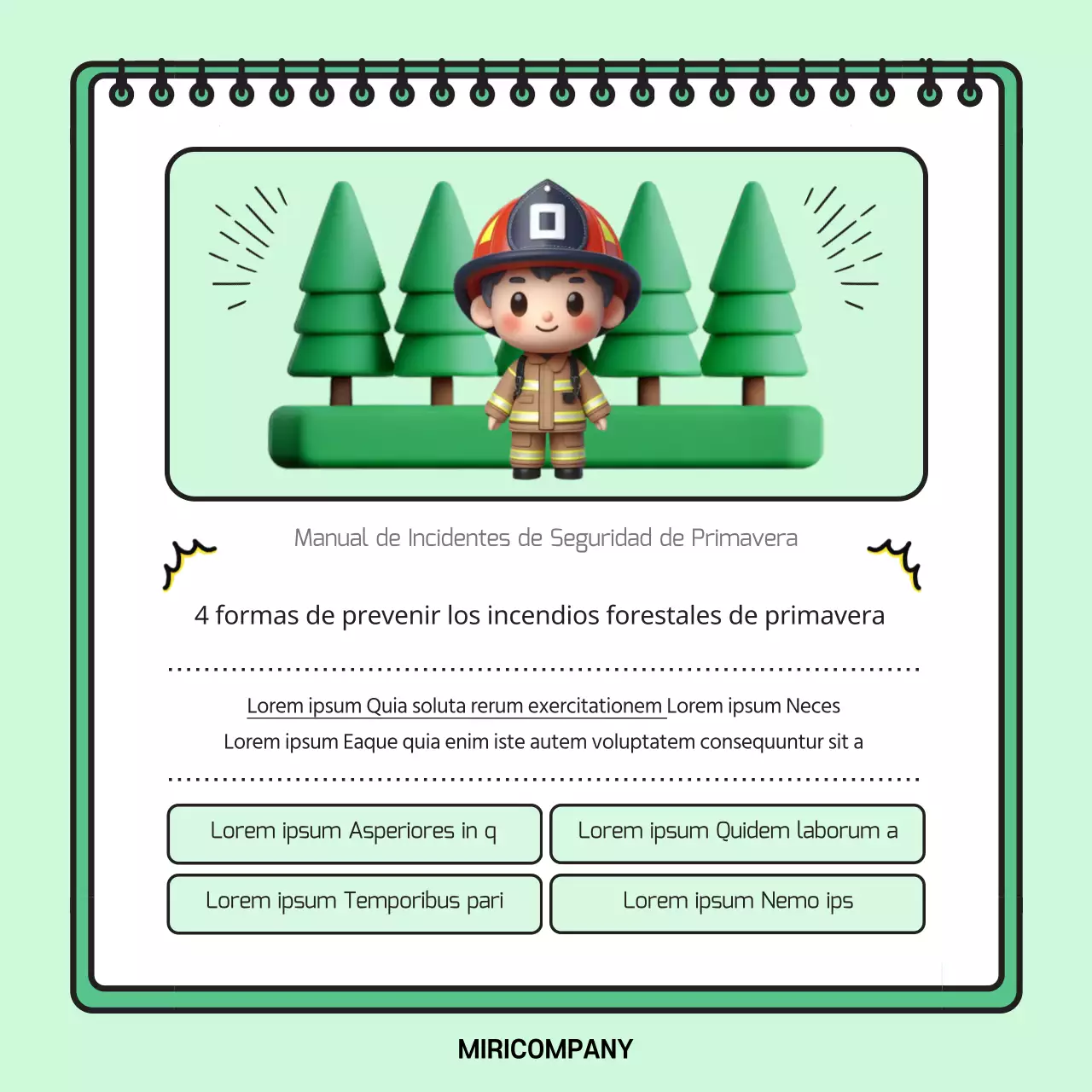 Consejos de seguridad para la primavera en rosa y azul claro