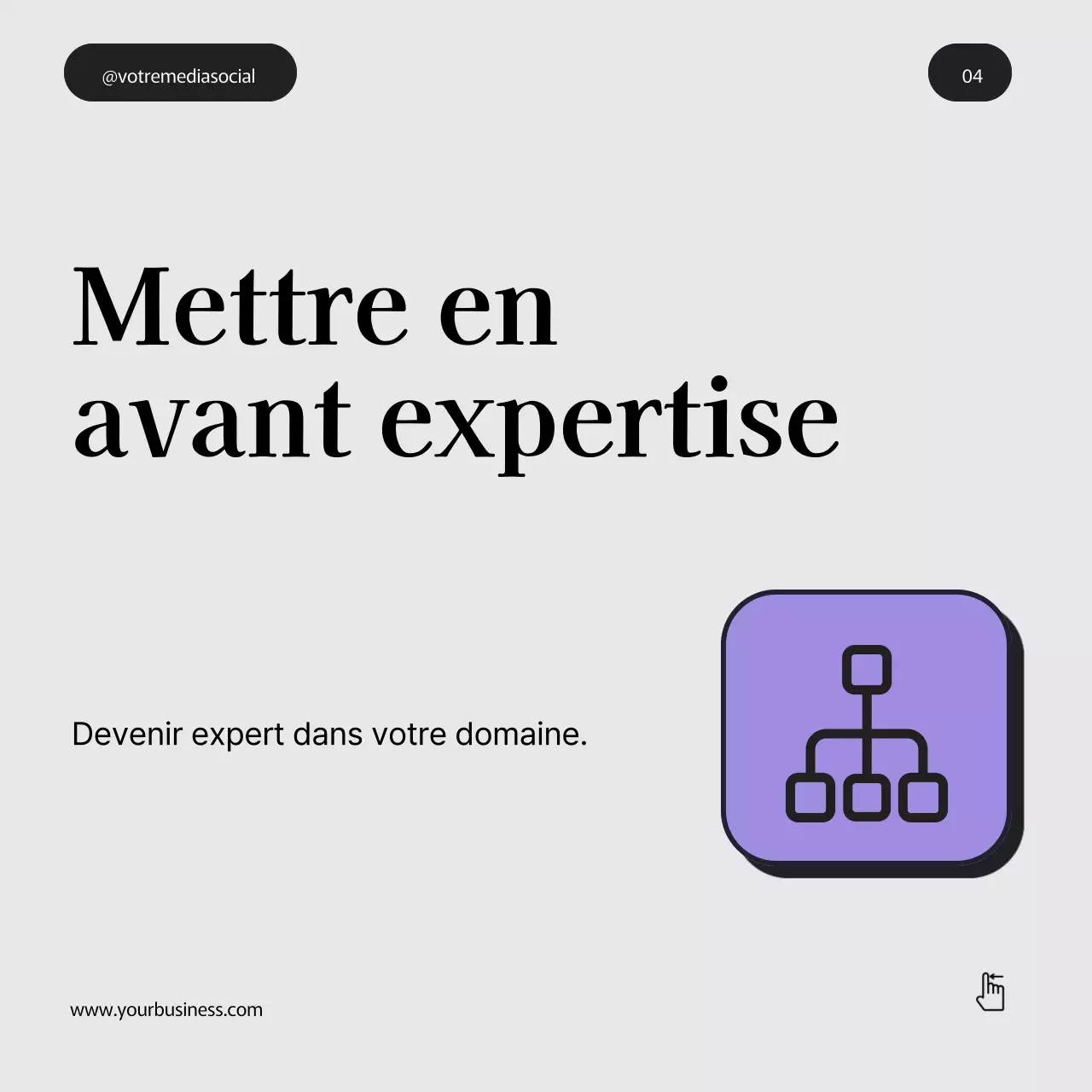 Gris Violet Vert Gras Minimal Personal Branding Tips Instagram Carousel Post