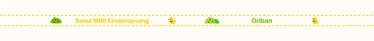 Ontwerp een bandje voor kinderen met schattige eend- en graspictogrammen