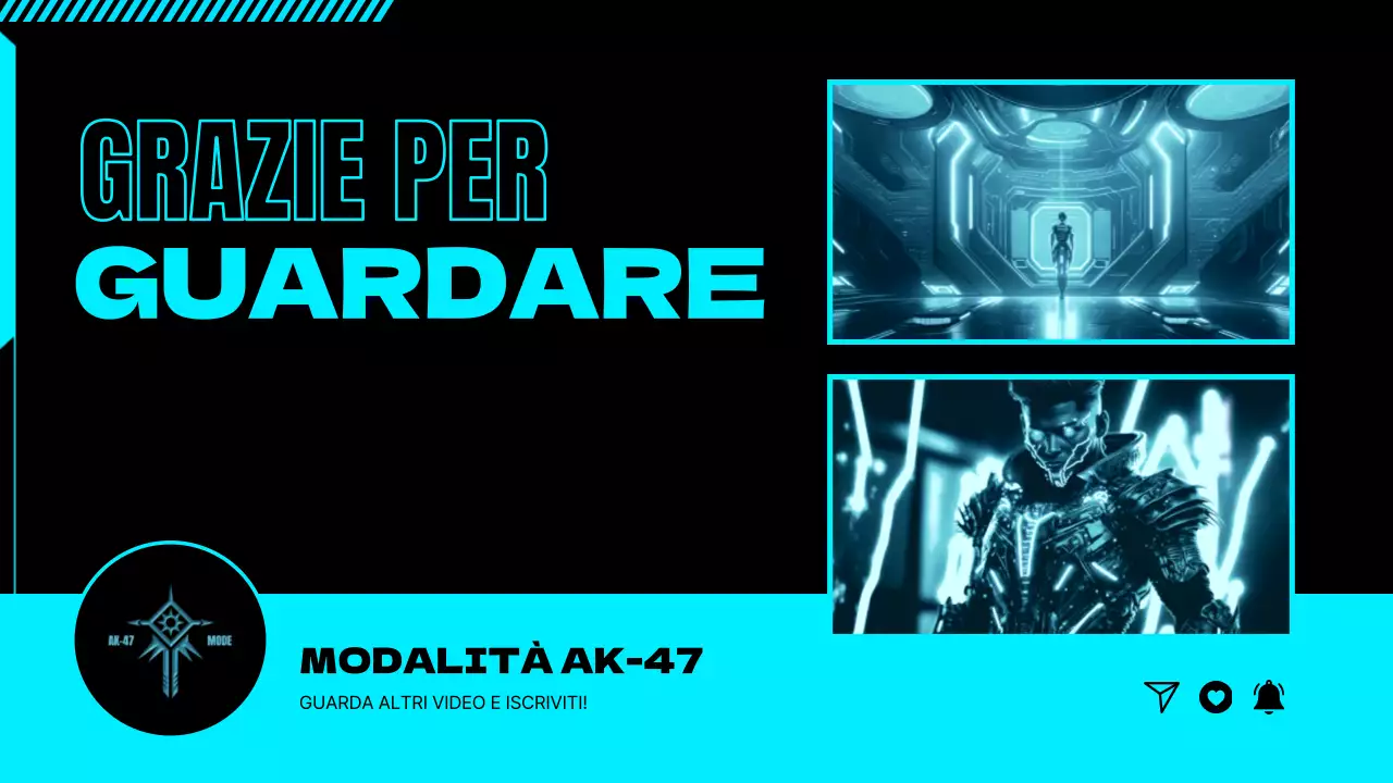 Promuovere un canale di gioco cyberpunk con neon e nero