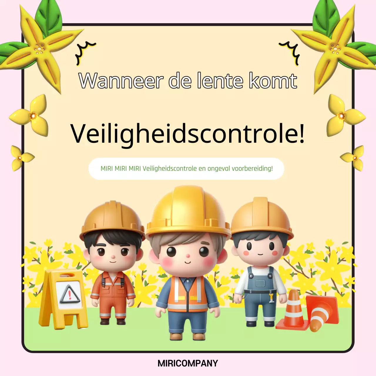 Roze en lichtblauwe veiligheidstips voor de lente om je dit seizoen veilig te houden