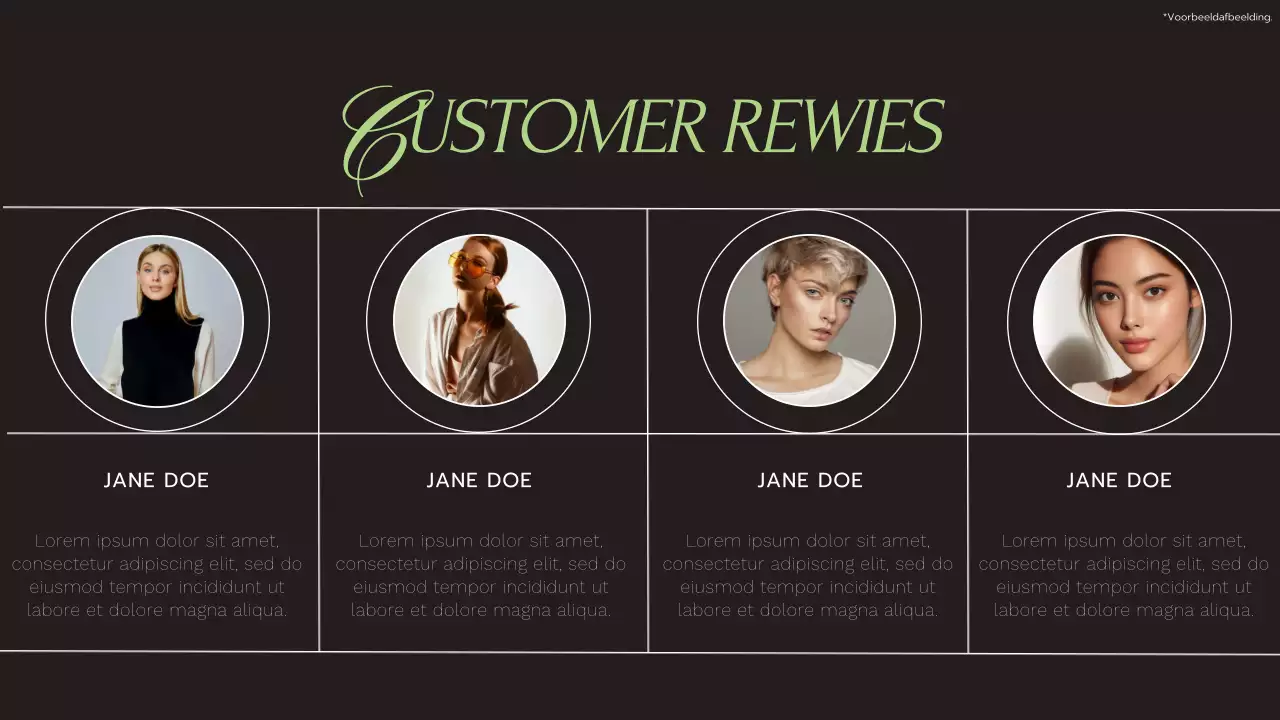 Zwart Lime en Wit Modern Elegant Trend Geometrisch Fotograaf Diensten Introductie van het bedrijf